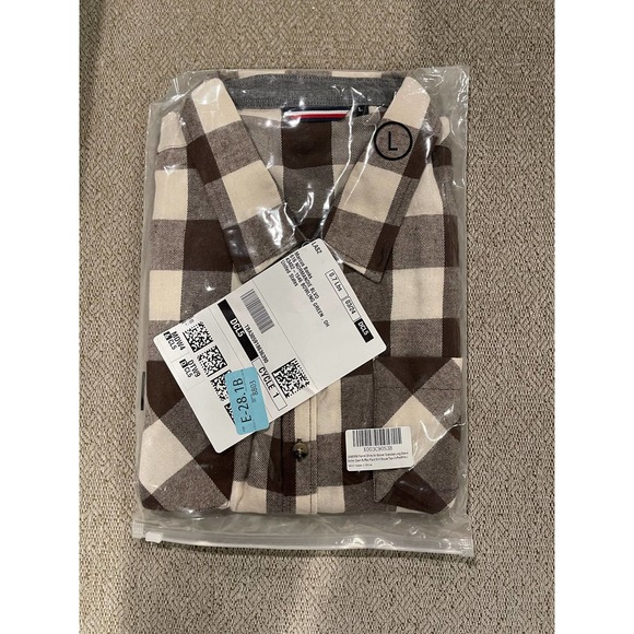 SAMERM Flannel Shirt Oversized Long Sleeve Button Down - Picture 8 of 8